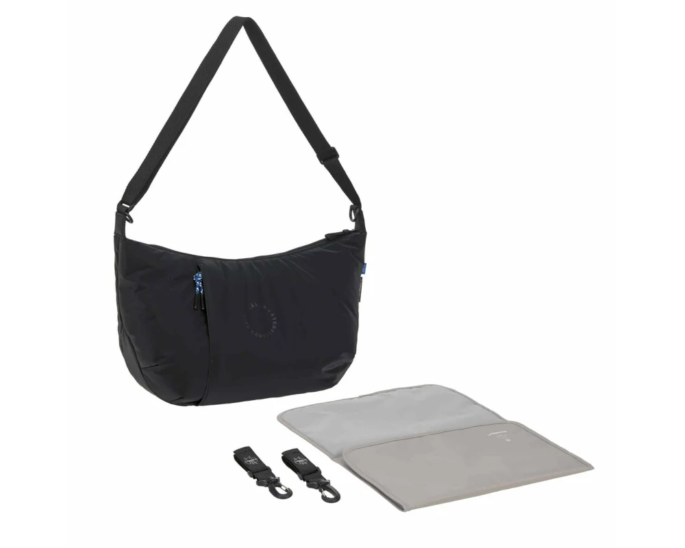 Lässig Wickeltasche Crossbody Lunua Bum Bag Schwarz