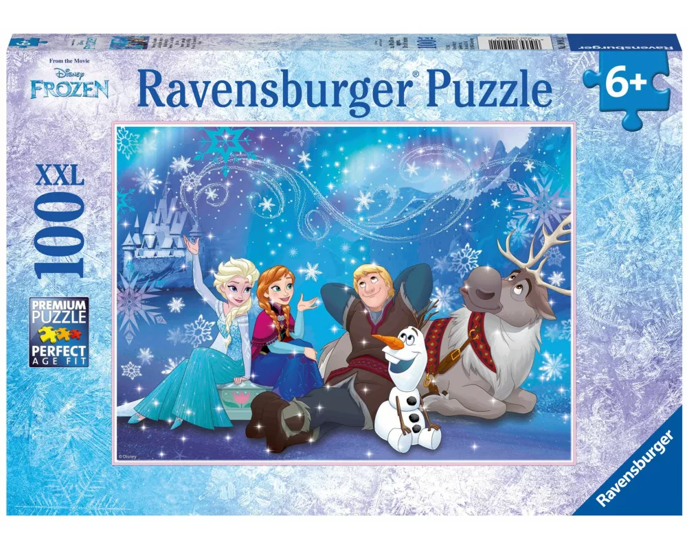 Kinderpuzzle 100 XXL Teile - Disney Die Eiskönigin - Eiszauber