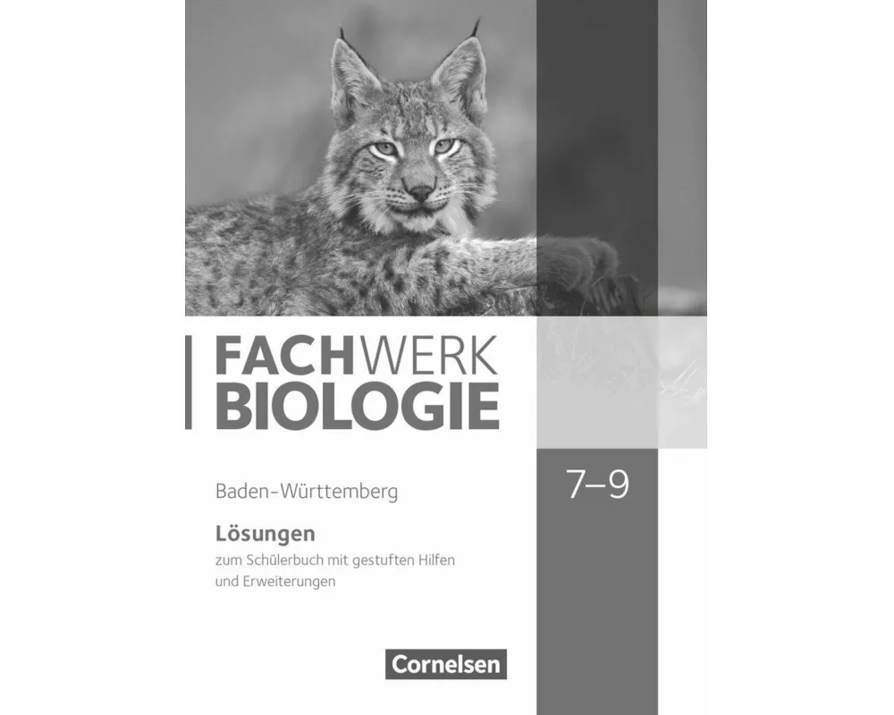 Fachwerk Biologie, Baden-Württemberg, 7.-9. Schuljahr, Lösungen zum Schülerbuch