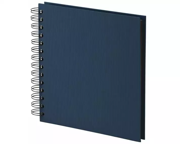 Rössler Fotoalbum S.O.H.O. Navy, 180 x 180 mm Dunkelblau