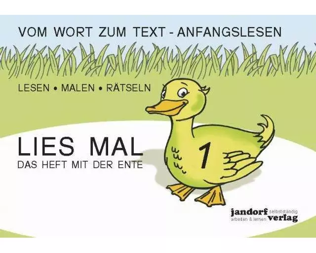 Lies mal 1 - Das Heft mit der Ente. Großbuchstaben