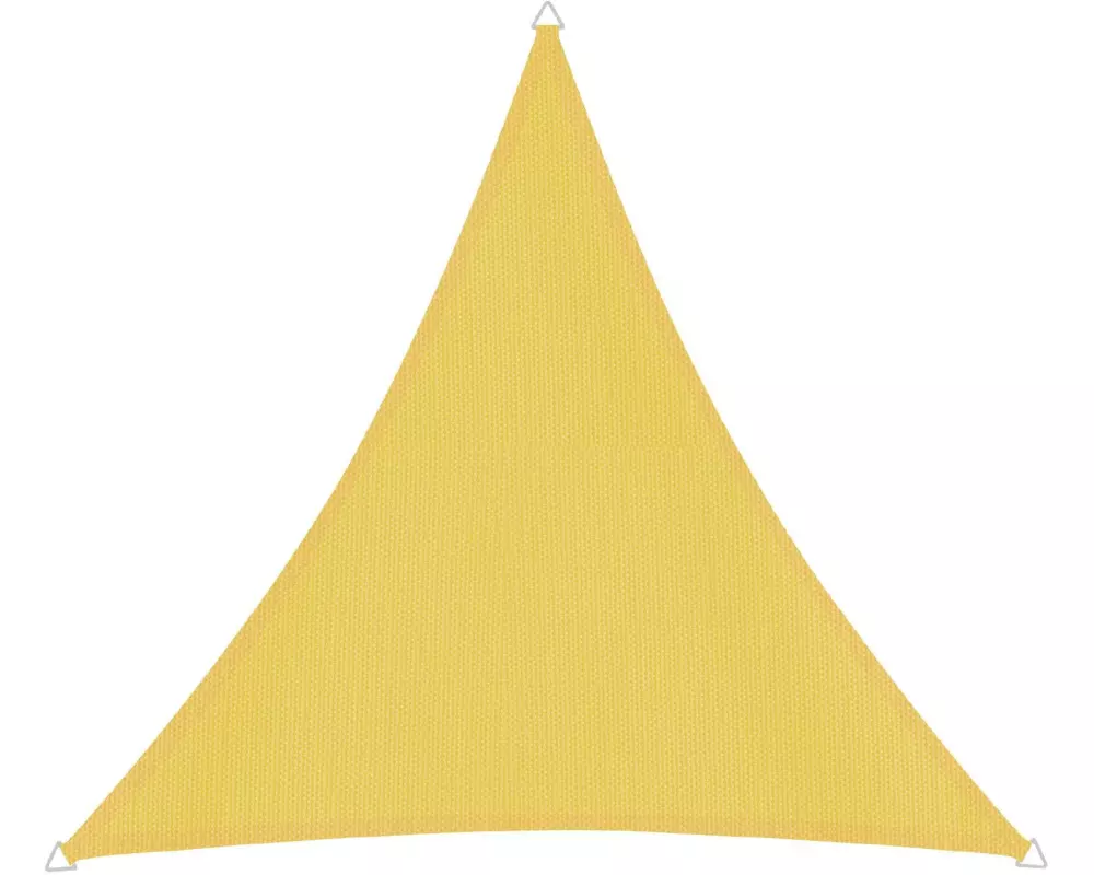 Windhager Sonnensegel Cannes, 3 m, Eckig, Gelb