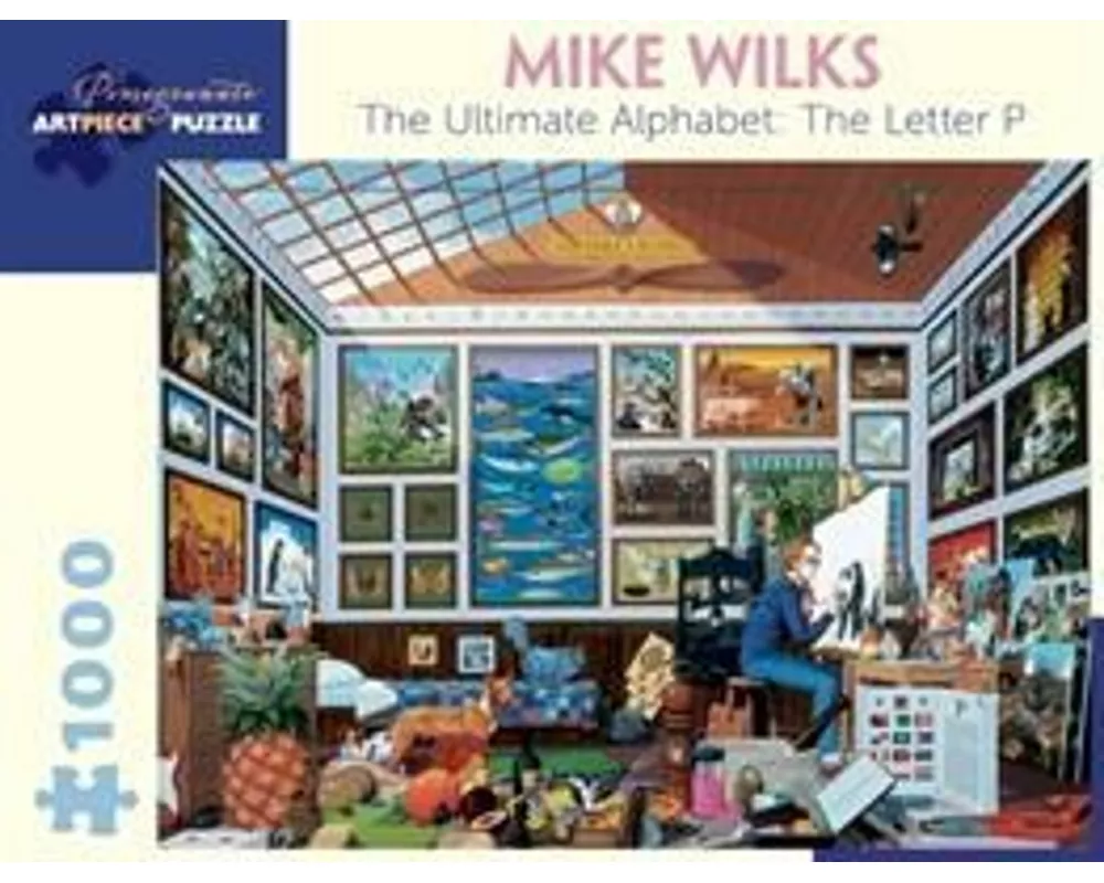 Mike Wilks the Ultimate Alphabet the Letter P 1000-Piece Jigsaw Puzzle