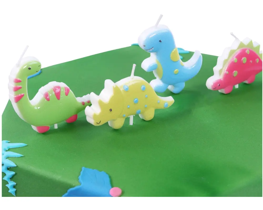 PME Kerze Dinosaurier, 4 Stück