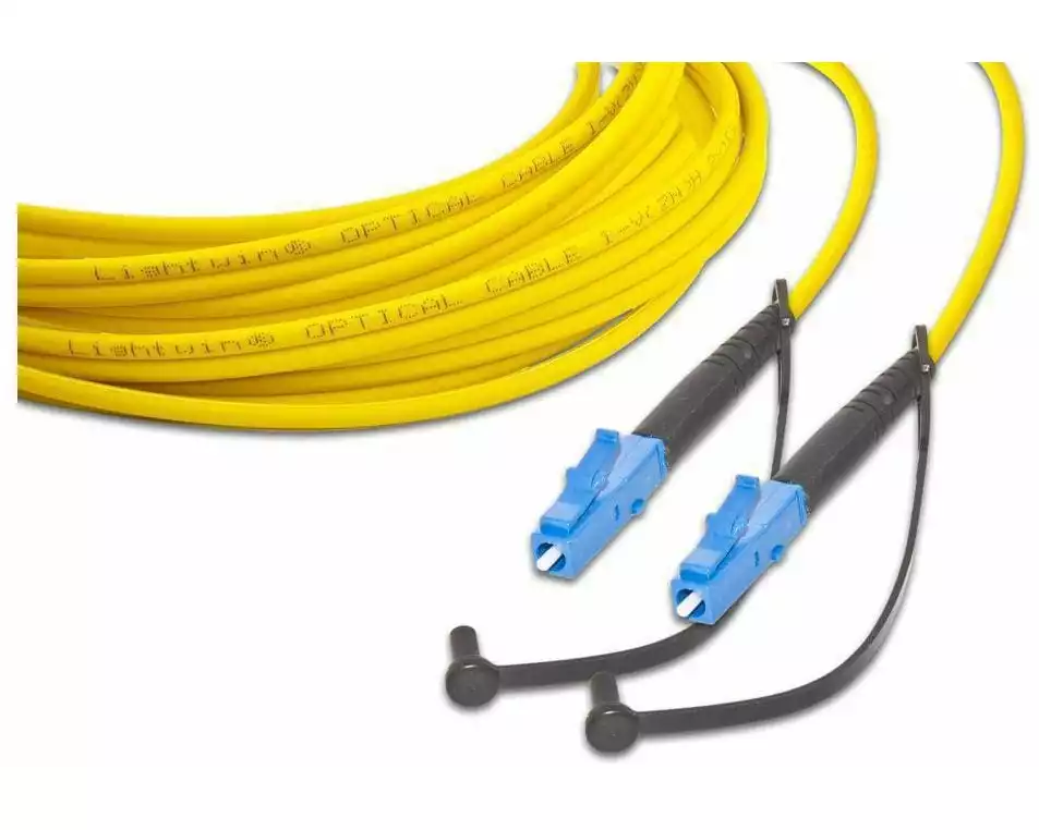 Lightwin LWL-Patchkabel Singlemode LC – LC, OS2, Simplex, 2 m