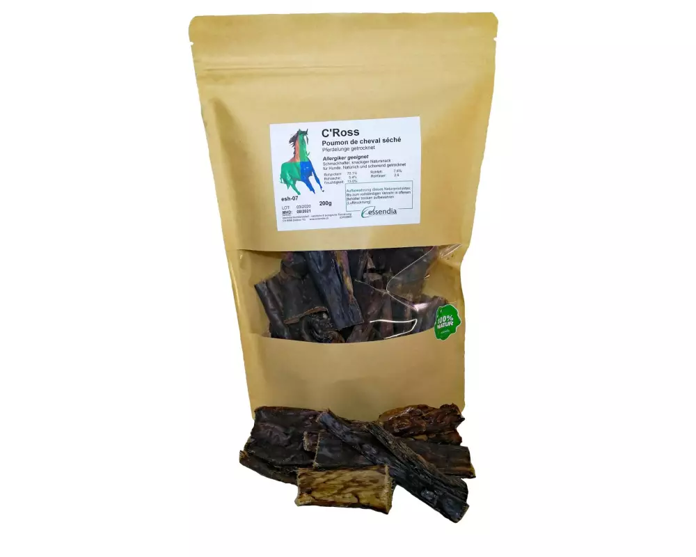 essendia Kausnack C'Ross Pferdelunge, 200 g
