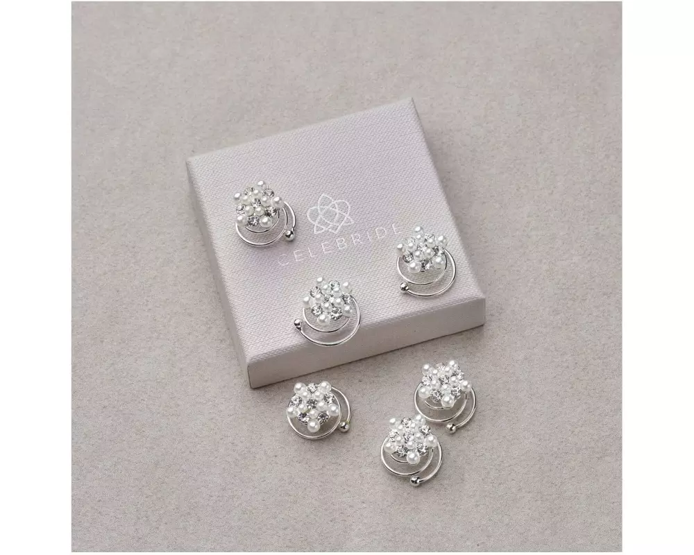 Trisa Accessoires Curlies Weissen Perlen & Strass