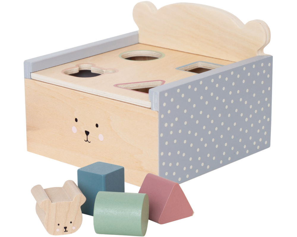 JABADABADO Sortierbox Teddy C2518 13x13x7 cm