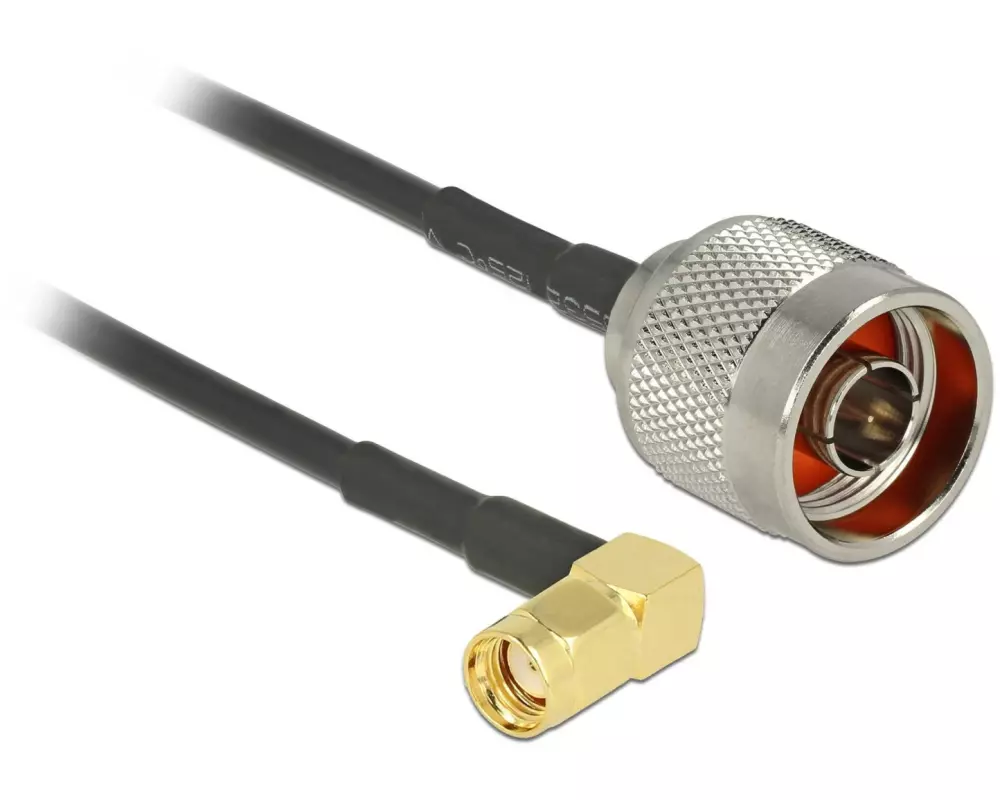 Delock Antennenkabel N-Type zu RP-SMA, 0.3 m