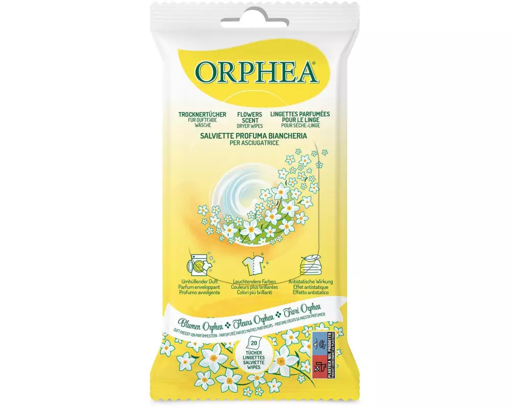Orphea Trocknertuch Blütenduft 20 Stück