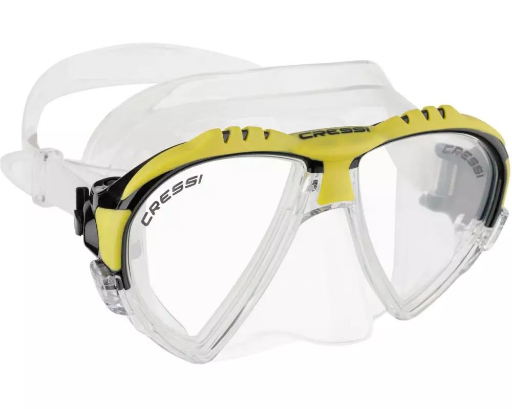 CRESSI Tauchmaske Matrix Klar/Gelb