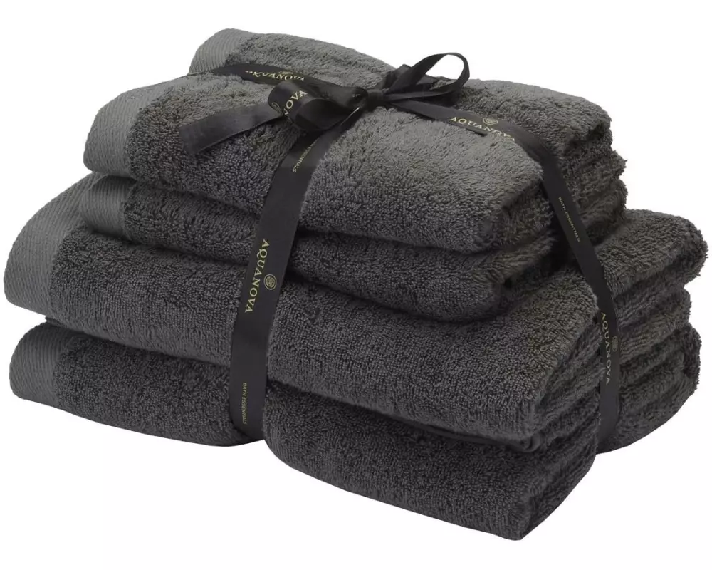 Aquanova Handtuch Rio 4 Stück Dark grey