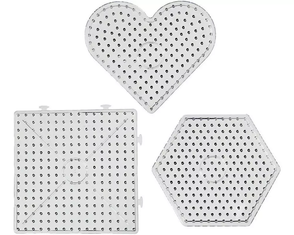 Creativ Company Bügelperlen Platten Jumbo Transparent