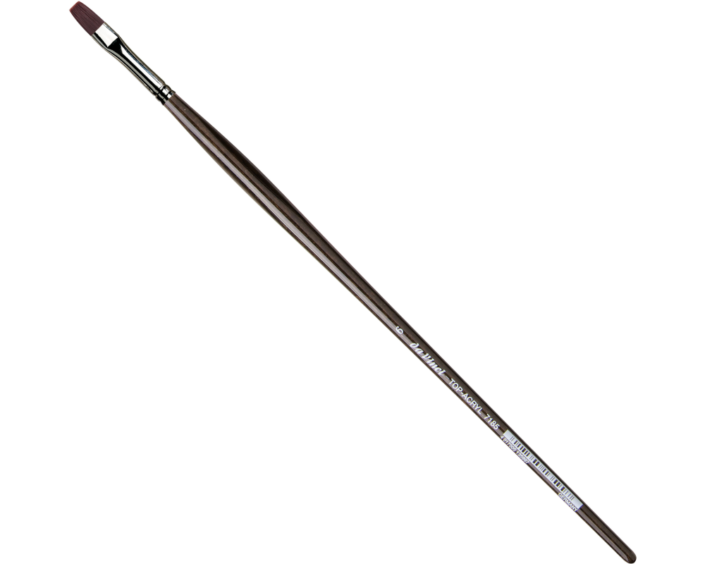 DA VINCI Flachpinsel Top Acryl VA-7185_6 Grösse 6, Synthetik