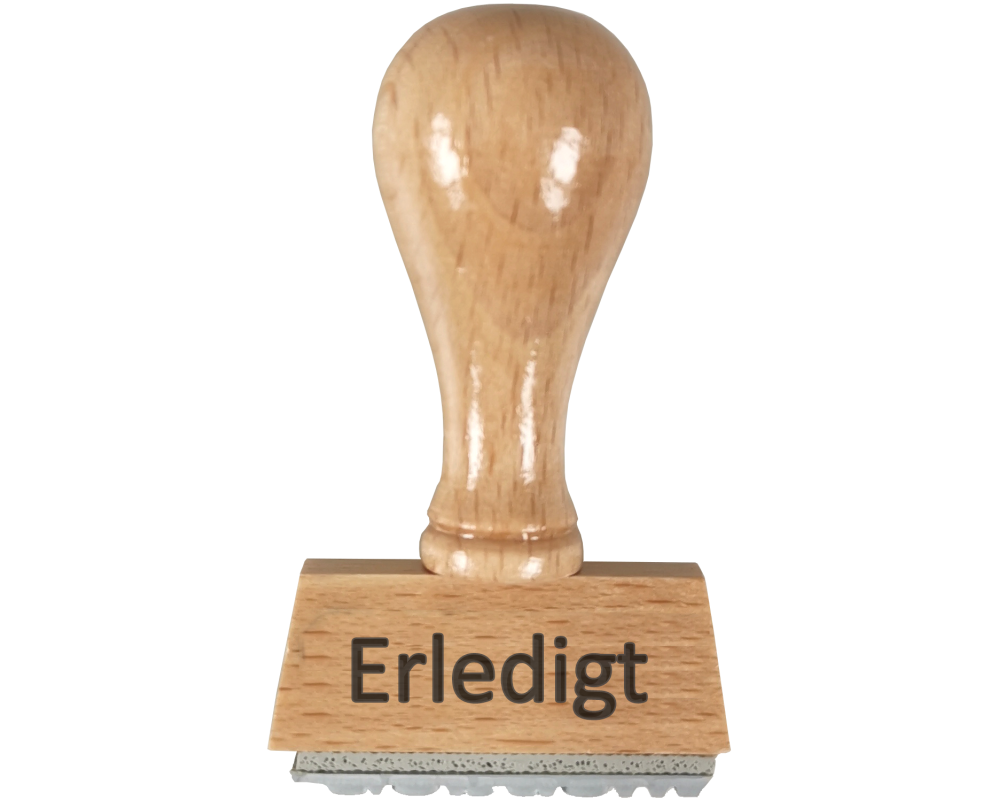 NEUTRAL Lagerstempel Erledigt GS118756 Gummi