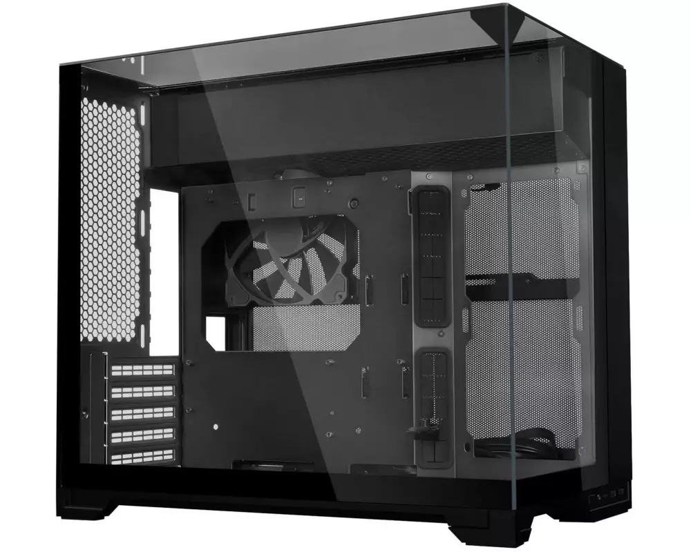 Lian Li O11 Vision-M Mini Micro-ATX Mini-ITX Schwarz
