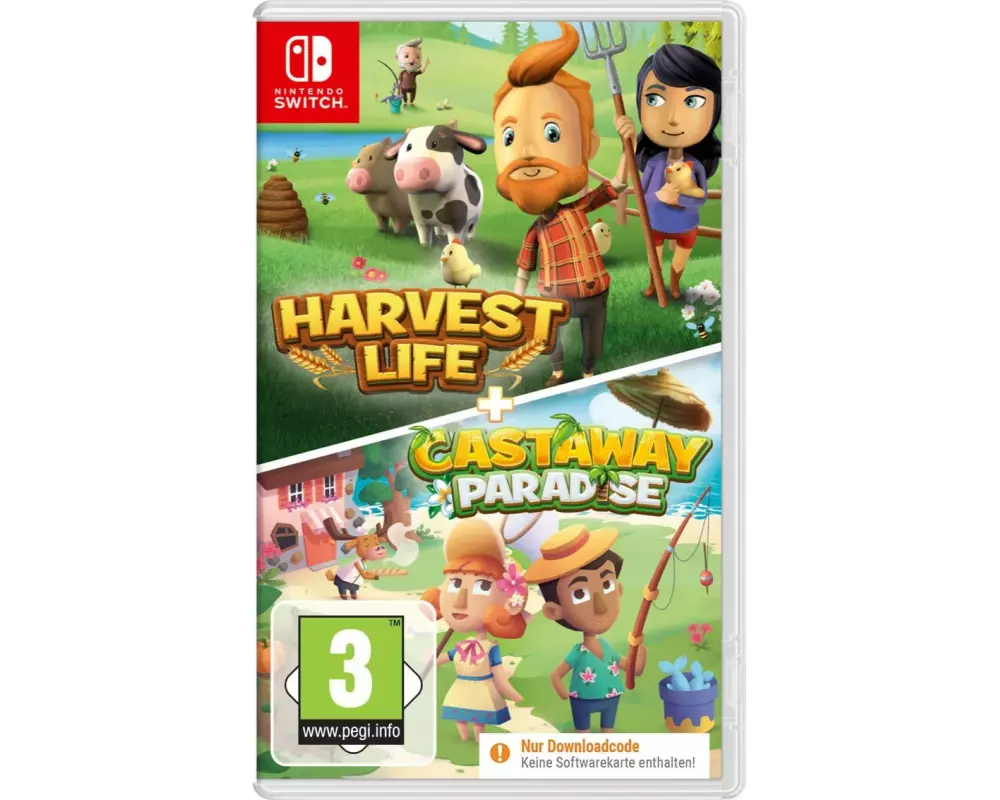 GAME Harvest Life + Castaway Paradise (Code in a Box)