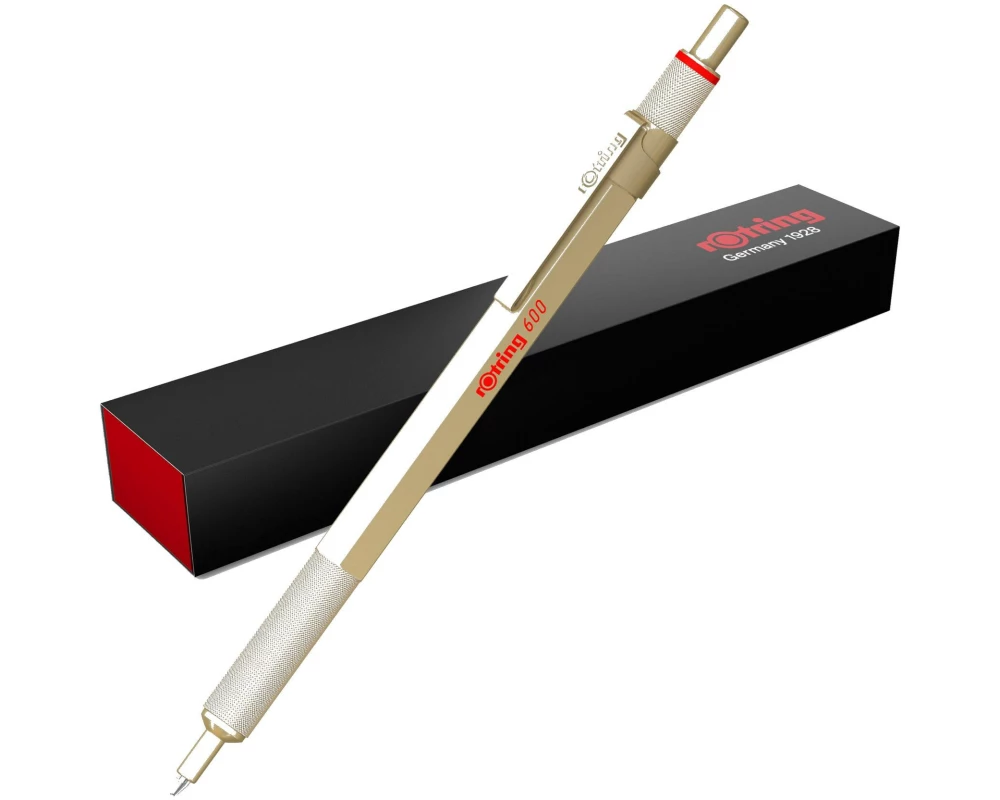 Rotring Kugelschreiber 600 Metallic Medium (M), Gold