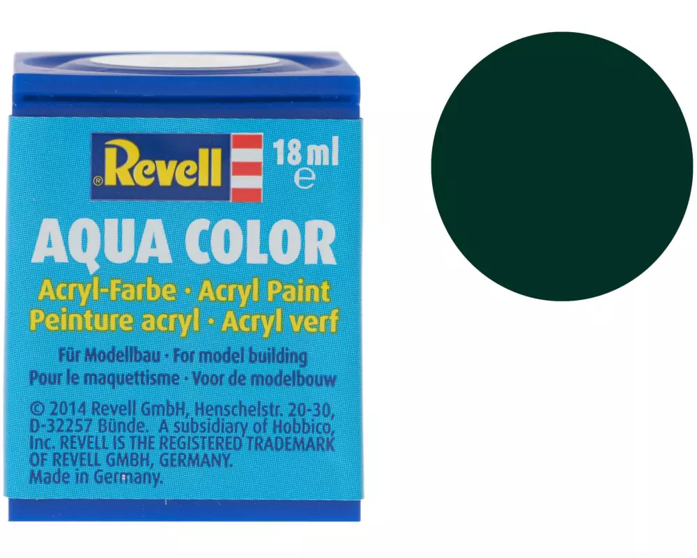 Revell Acrylfarbe 36 140 schwarzgrün matt