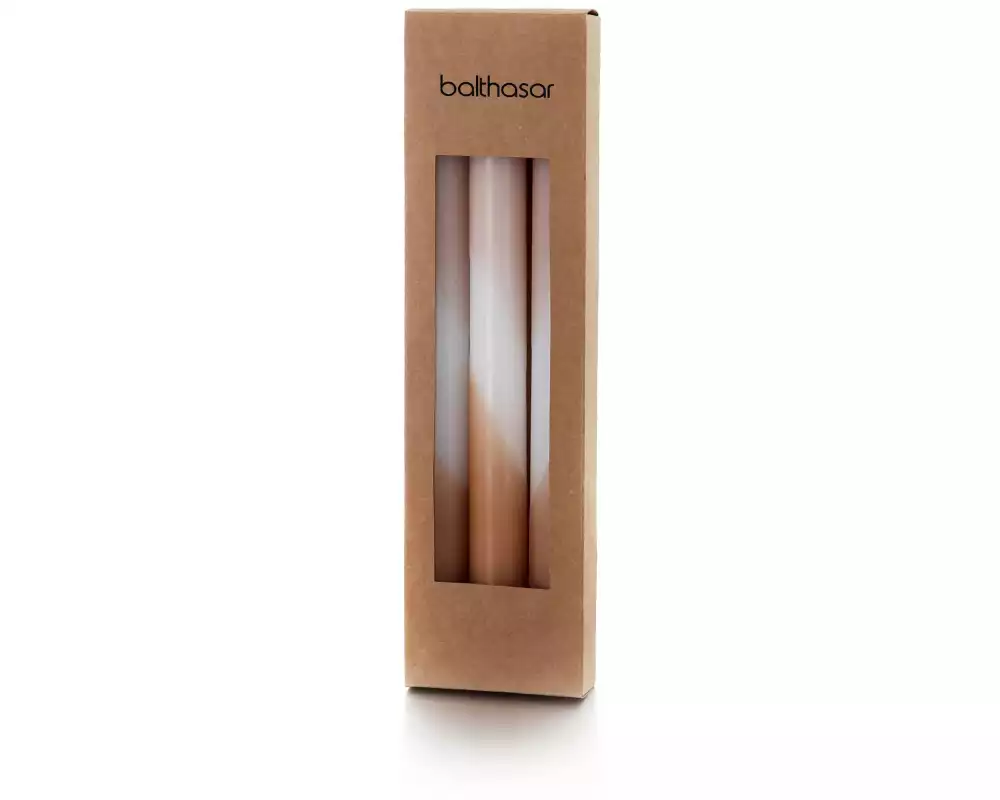 balthasar Stabkerze Dip Dye Beige, 1 Stück