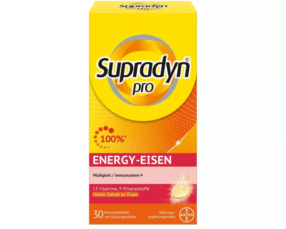 SUPRADYN Energy Eisen 30 Brausetabletten
