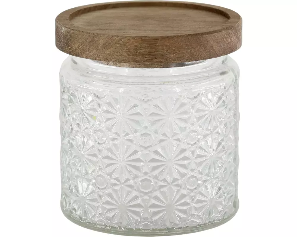 Chic Antique Einmachglas mit Blumenmuster 450 ml, 1 Stück