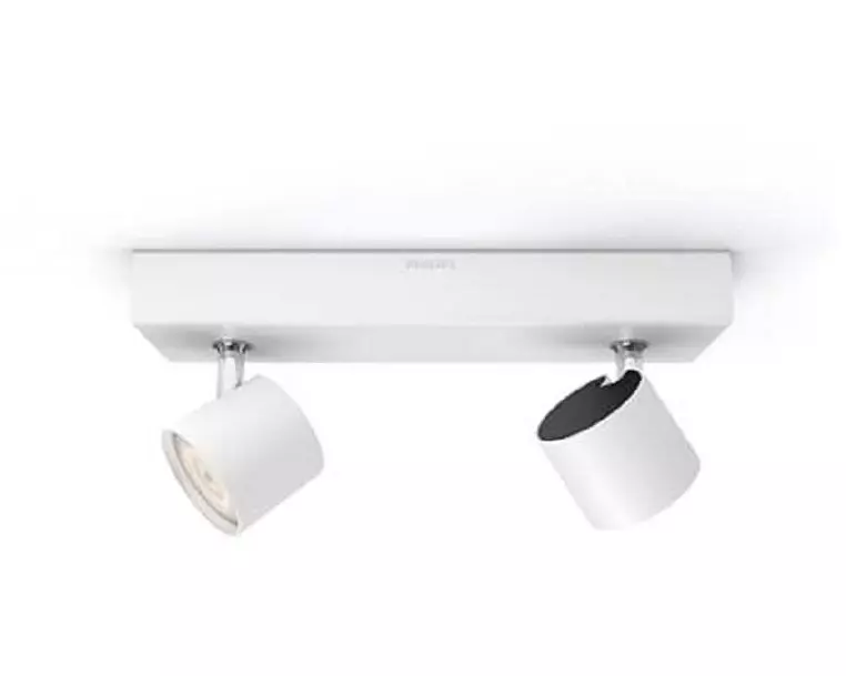 Philips Spot Star Warm Glow, 2 x 4.5 W, 500 lm, 2200-2700 K, Weiss