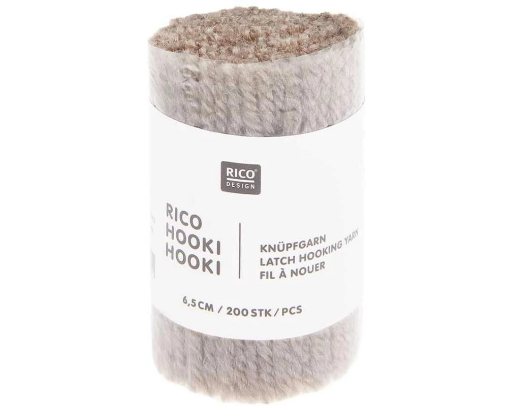 Rico Design Hooki Knüpfgarn Kiesel