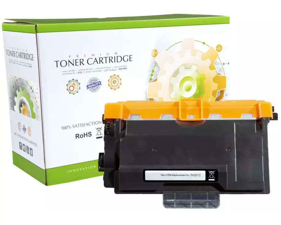 STATIC Toner cartridge compatible with Brother TN-3512BK black compatible 12.000 pages