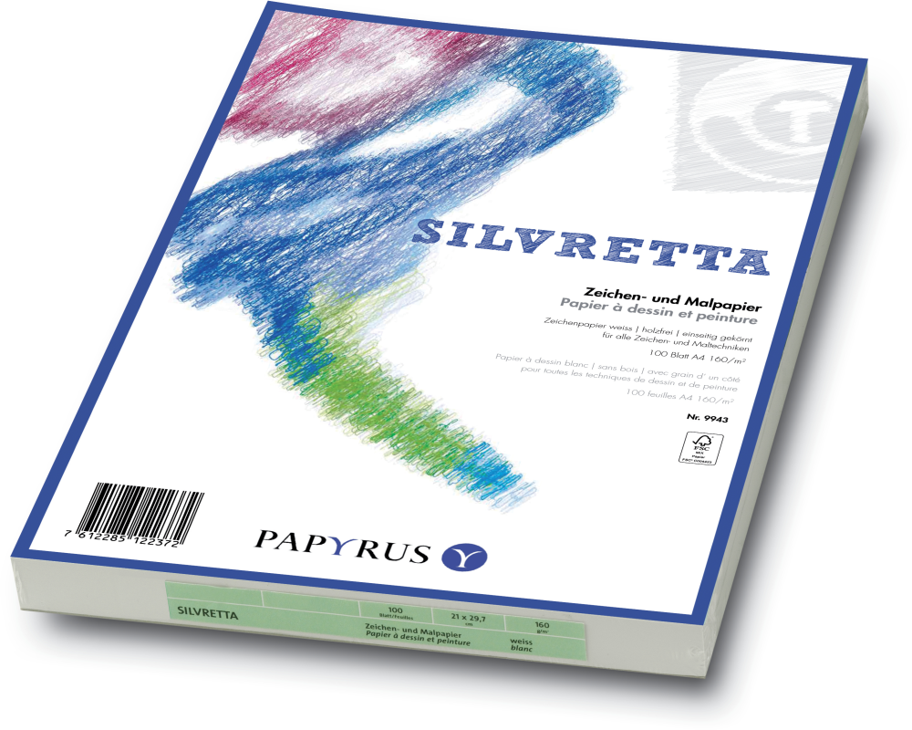 PAPYRUS Zeichenpapier 50x70cm 88248947 160g, weiss 100 Blatt