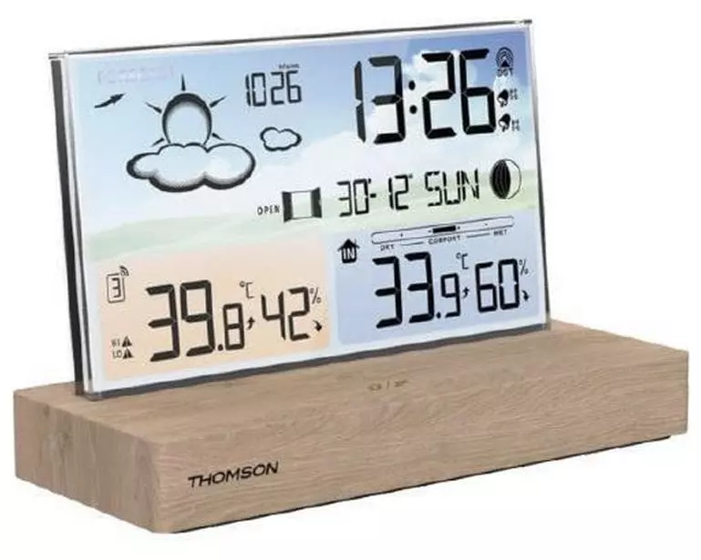 Thomson CT600 mit Wecker Holz Kunststoff