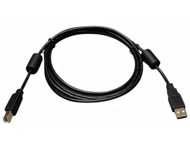 EATON TRIPPLITE USB 2.0 A/B Cable, with Ferrite Chokes, M/M, 6ft. 1.83m