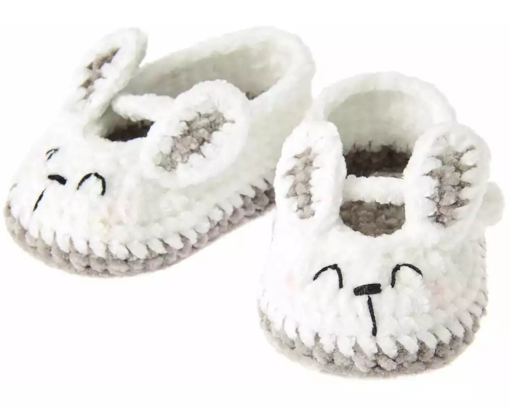 Rico Design Häkelset Ricorumi Babyschuhe, Hase