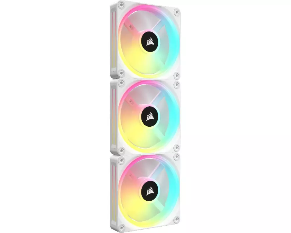 Corsair PC-Lüfter iCUE QX120 RGB Starter Kit Weiss