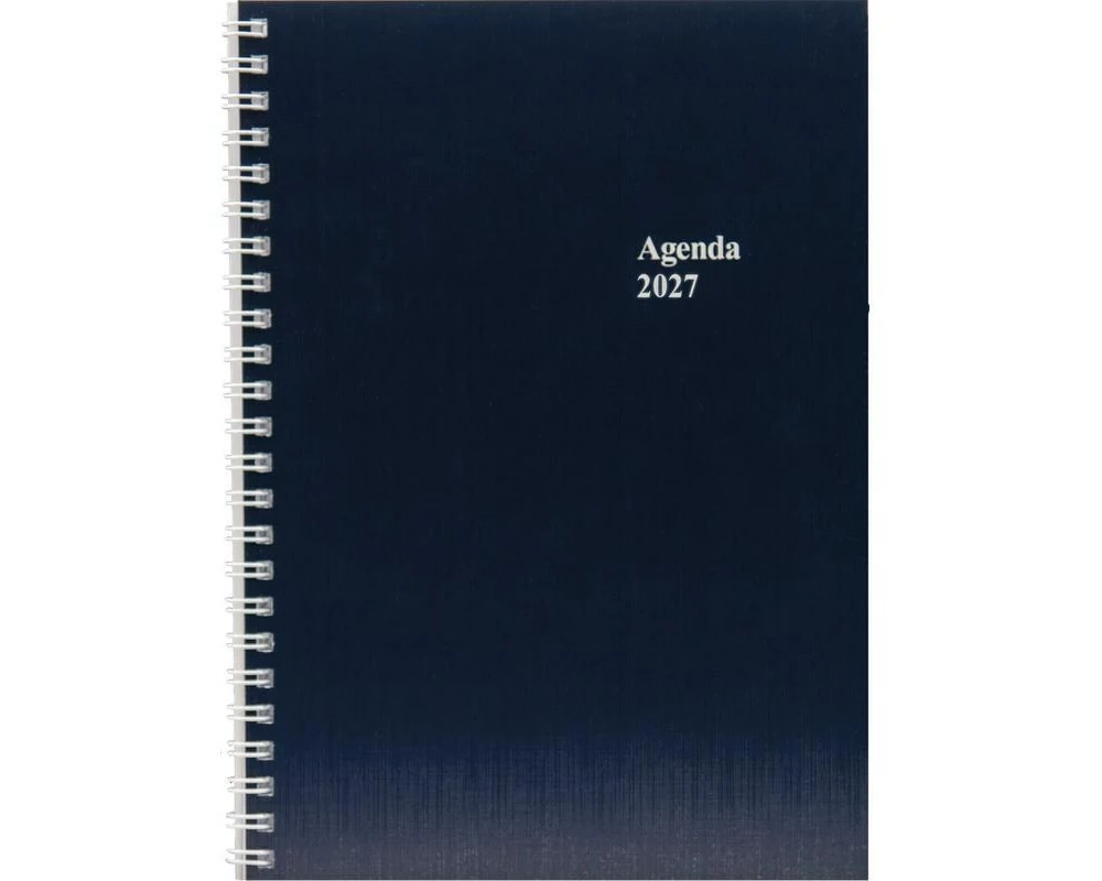 Simplex Geschäftsagenda 2027 1 W/2S, A5, Blau