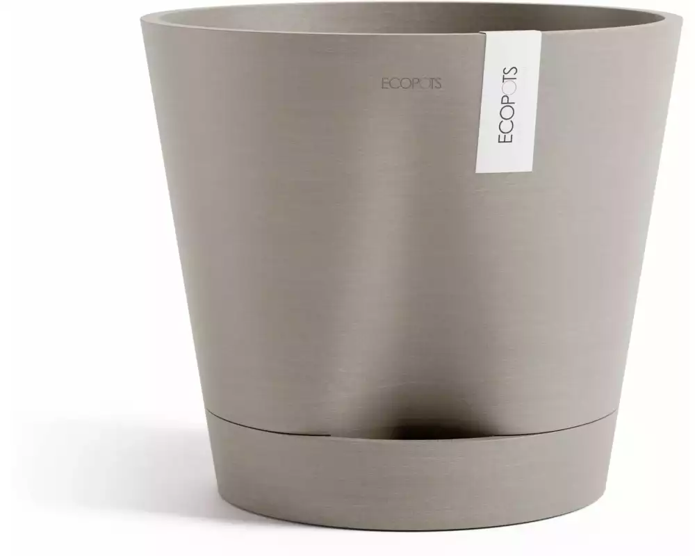 Ecopots Blumentopf Venice 2 Ø 30 cm Taupe