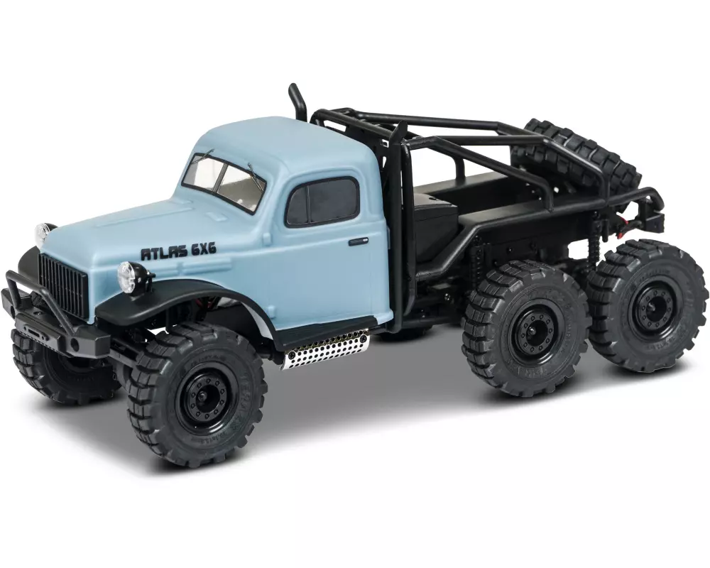 RocHobby Scale Crawler ATLAS 6x6, blau, 1:18, RTR