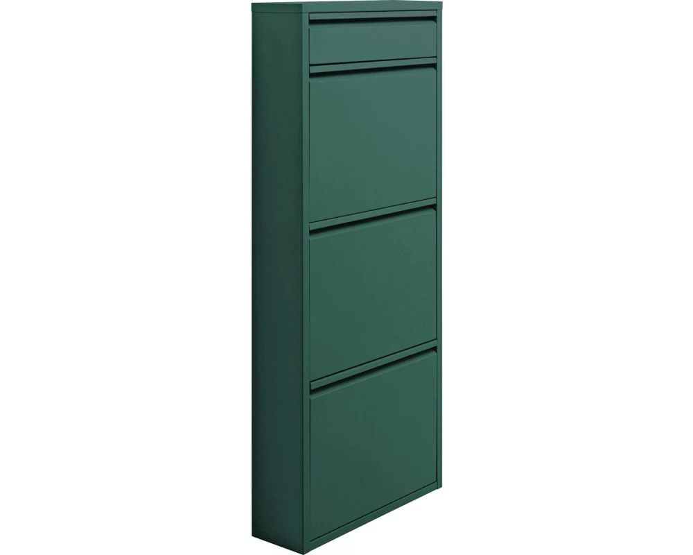 Kare Schuhschrank Caruso 3 Plus 1, Grün