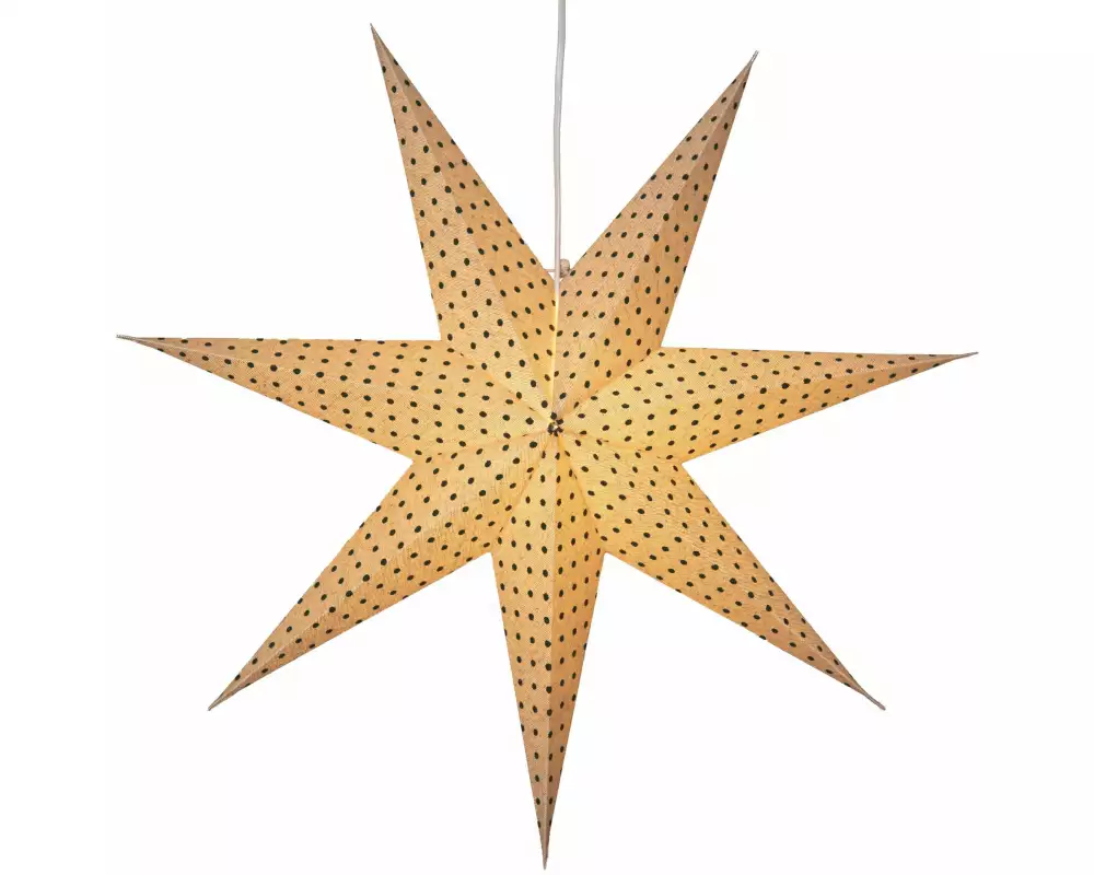 Star Trading LED-Stern Cotton, Beige