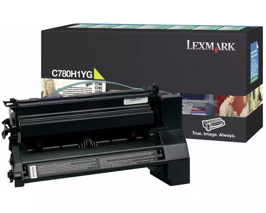 LEXMARK C782, X782e Toner yellow Std Capacity 10.000 pages return