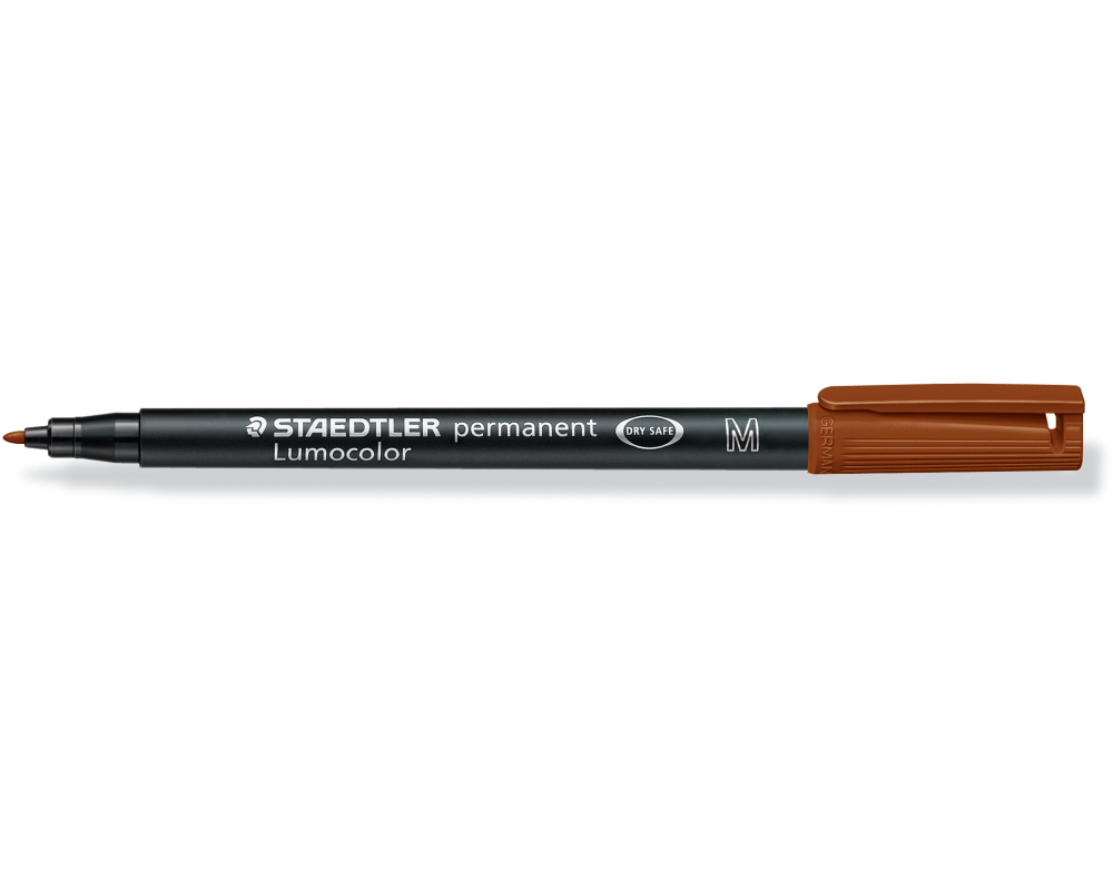 STAEDTLER Lumocolor permanent M 317-7 braun