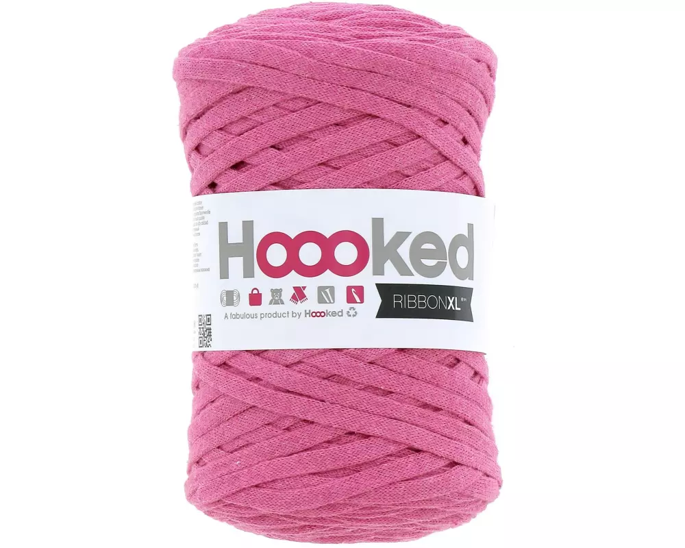 Hoooked Wolle Ribbon XL 250 g, Pink