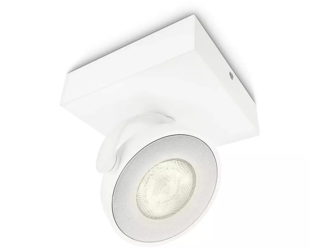 Philips Aufbauspot Clockwork, 4.5 W, 500 lm, 2700 K, Weiss