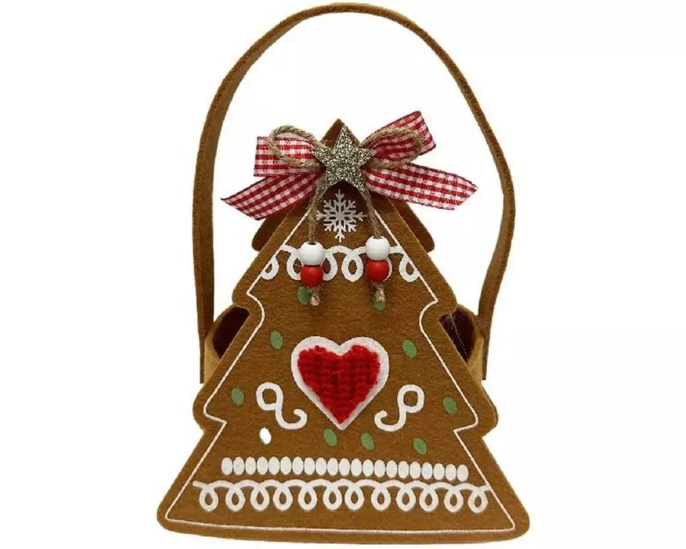 Dameco Geschenktasche Tannenbaum 18 cm