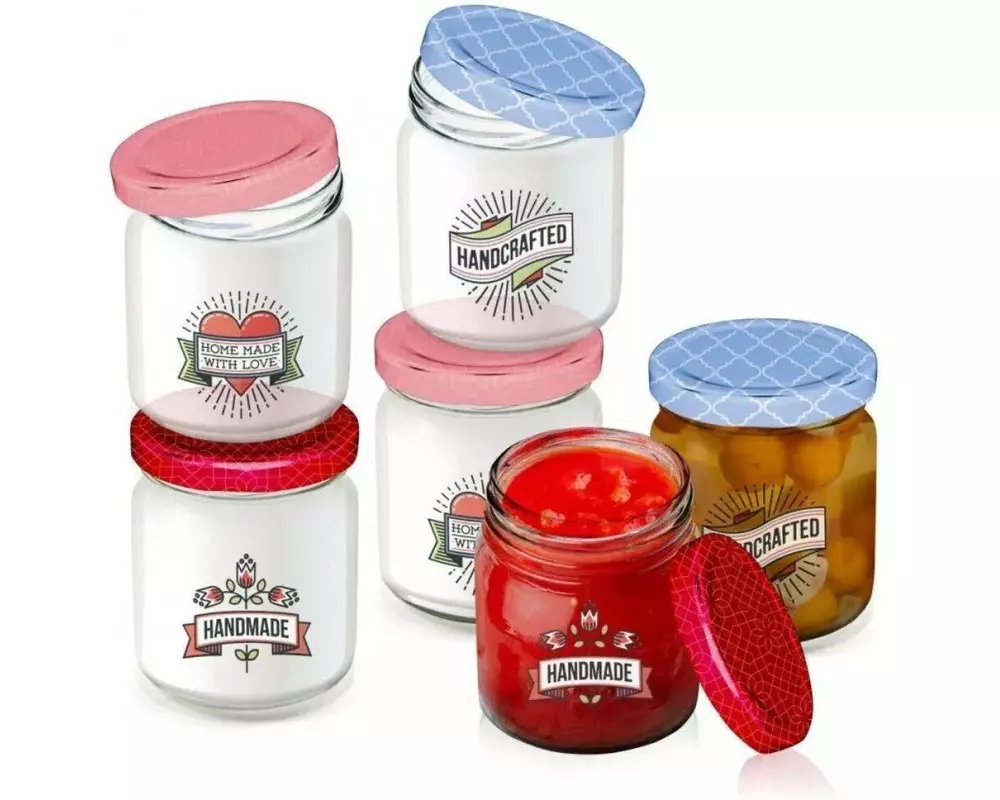 alpina Schraubgläser 200 ml, 6 Stück