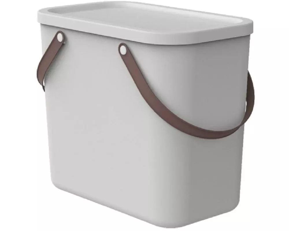 Rotho Aufbewahrungsbox Albula 25 l, Mistletoe Weiss