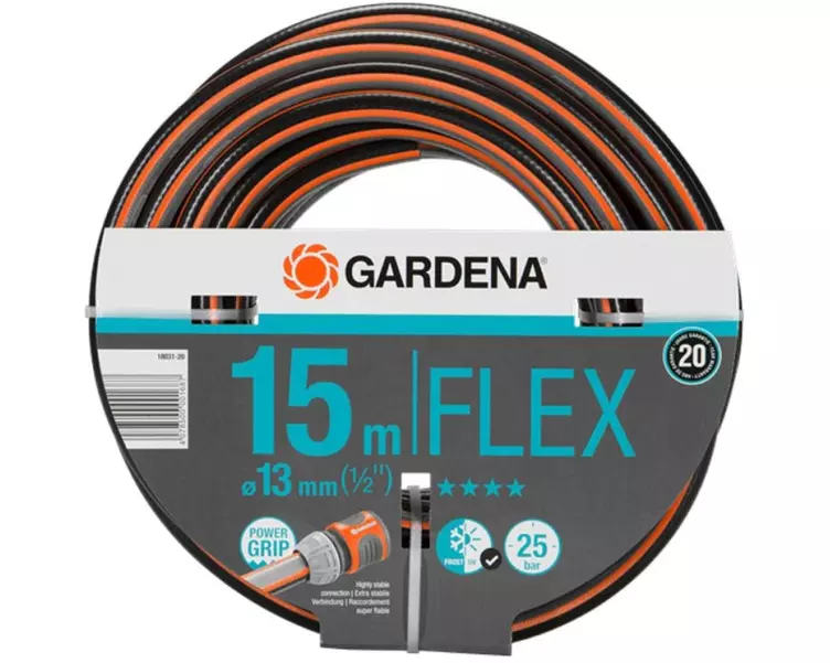 GARDENA Gartenschlauch Comfort FLEX 15 m Ø 13 mm