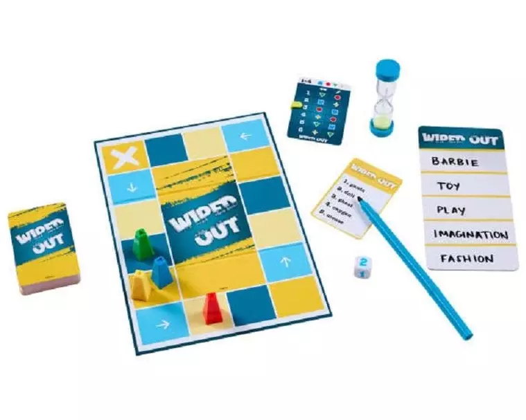 Mattel Spiele Familienspiel Wiped Out(D (D)