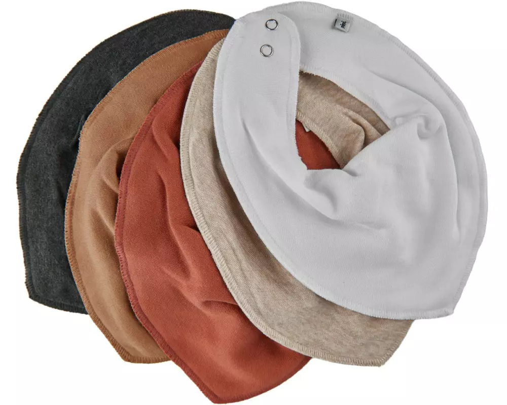 pippi Dreieckstuch Bandana Lätzchen 5er-Set Indian Tan