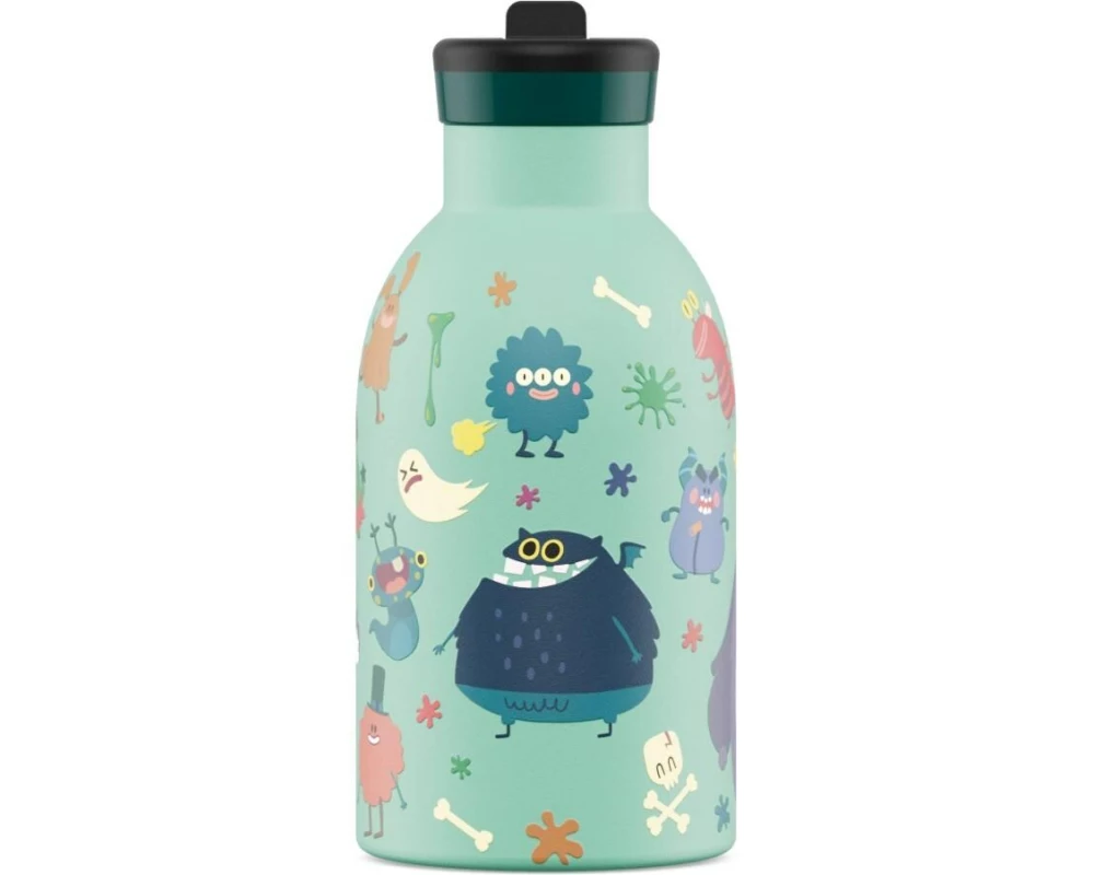 24Bottles Thermosflasche Clima 330, 330 ml, Spooky Friends